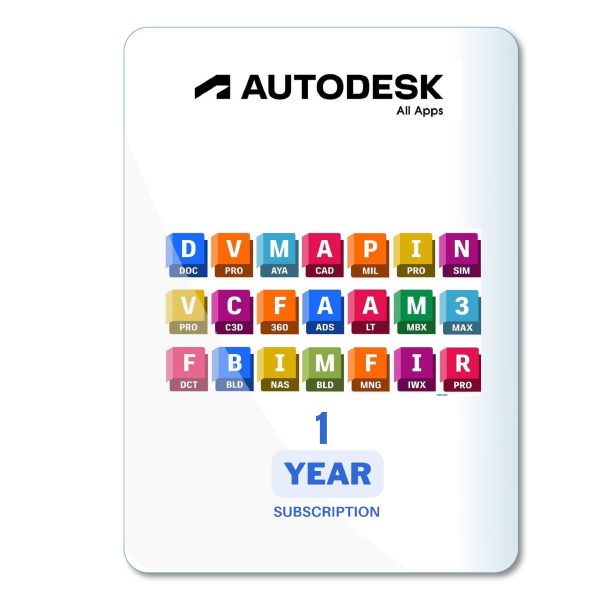 AutoDesk All Apps - 1 Year